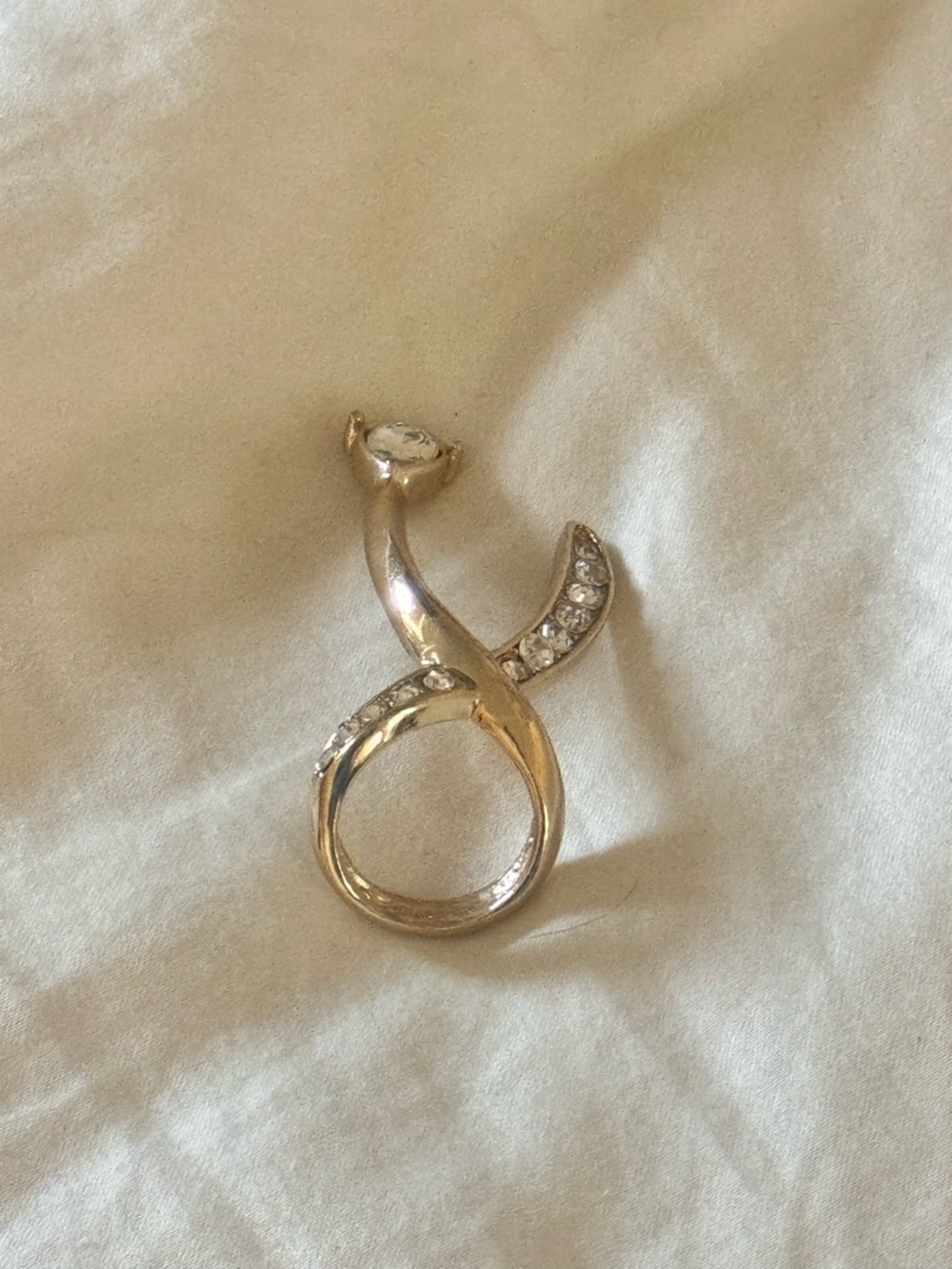 Gold Statement Diamond Ring